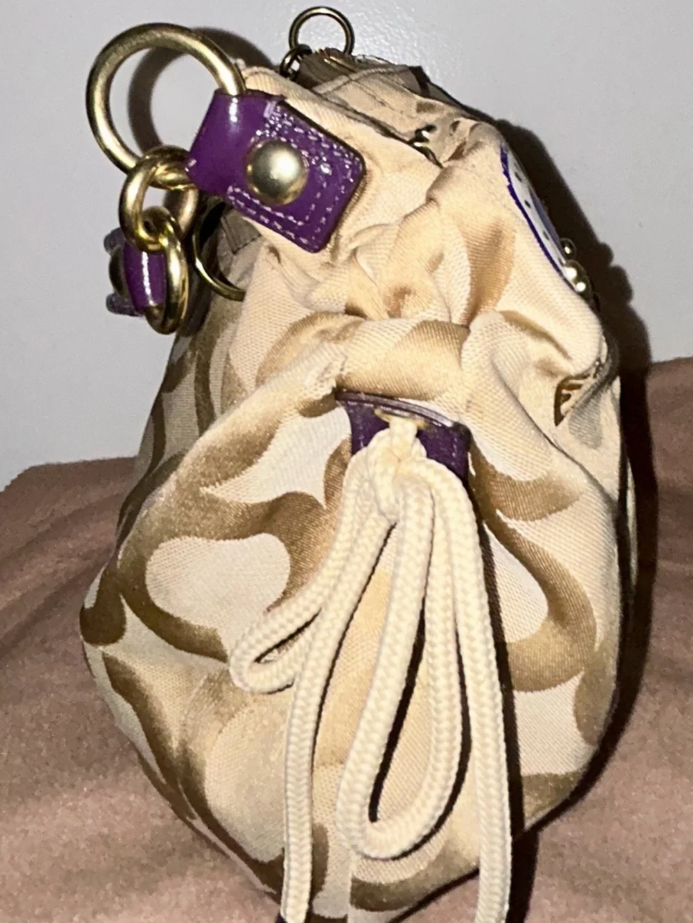 Coach Poppy Pop C Applique Jazzy Hobo Bag . Y2K